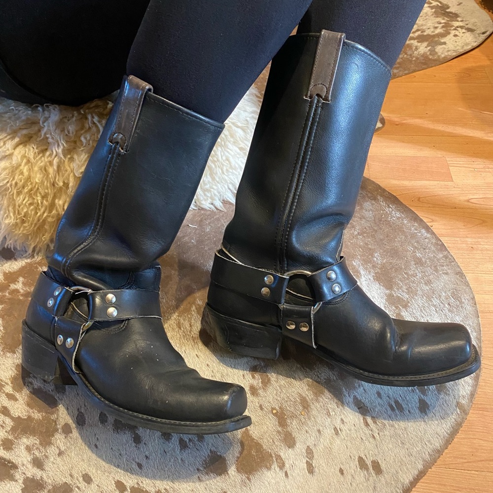 Brand New Perfect Condition Badass Motorcycle Boots Mens 10 or Women’s 11.5